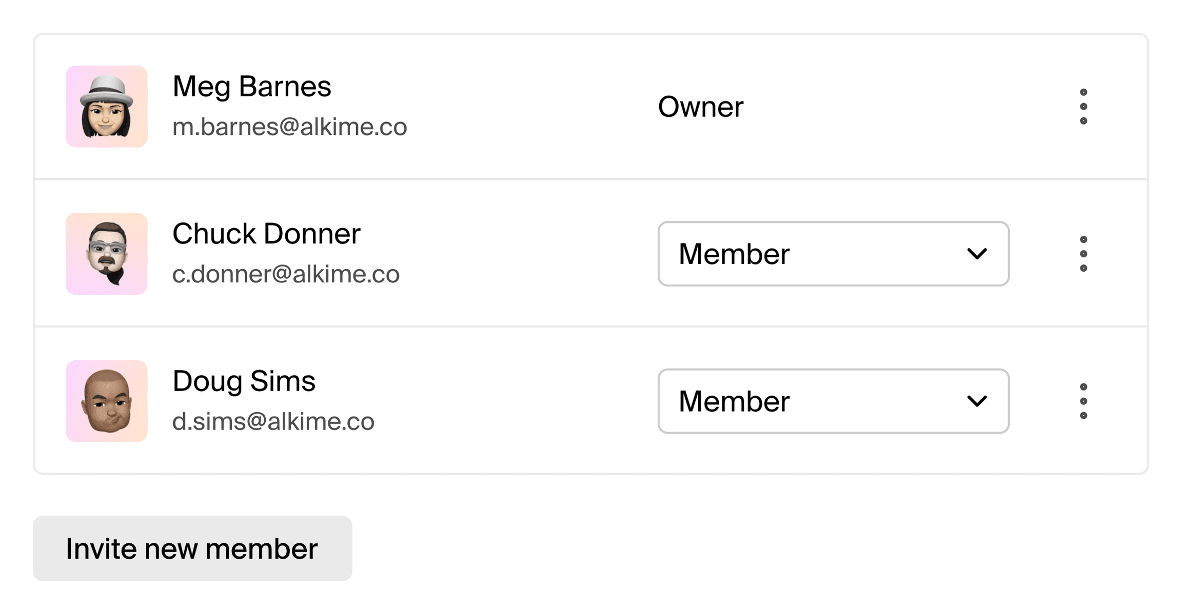 An image of the Polymer hiring team interface